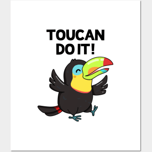 Toucan Do It Funny Positive Pun Posters and Art